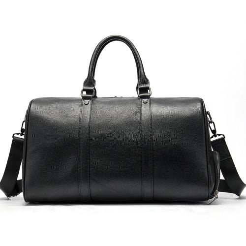 WESTAL men business travel bags leather duffle bag luxury luggage weekend tote suitcase waterproof men's leather overnight bags