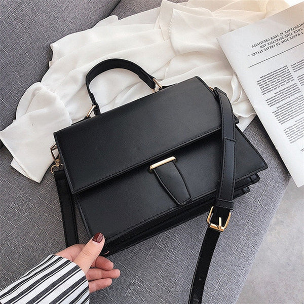Burminsa Korean Style Women Handbags Female Briefcase Unique Crocodile Print Ladies Shoulder Messenger Bags 2019 Red Black Khaki