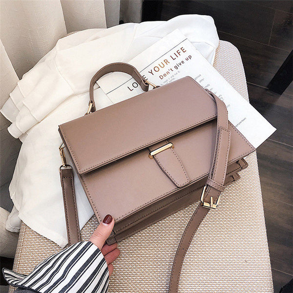 Burminsa Korean Style Women Handbags Female Briefcase Unique Crocodile Print Ladies Shoulder Messenger Bags 2019 Red Black Khaki