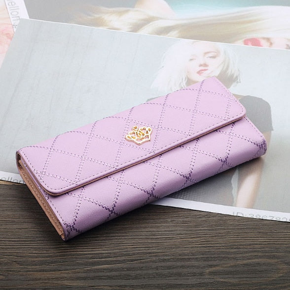 Wallet women mobile phone bag Brand Designer Female card PU Leather Long Womens Wallets and purses Ladies slim card holder purse