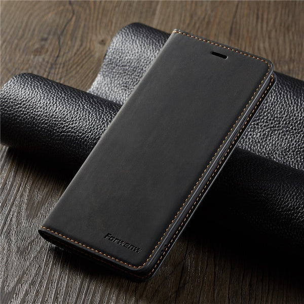 Leather Flip Case for Samsung Note 9 10 S10 S9 S8 s7 J4 J6 Plus A6 A7 A8 2018 A30 A40 A50 A60 A70 A80 A90 Magnetic Wallet Cover