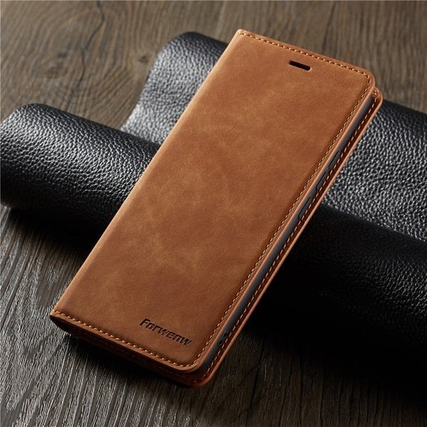 Leather Flip Case for Samsung Note 9 10 S10 S9 S8 s7 J4 J6 Plus A6 A7 A8 2018 A30 A40 A50 A60 A70 A80 A90 Magnetic Wallet Cover