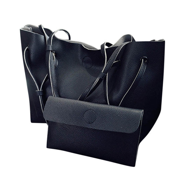 Fashion Women Lady Composite Shoulder Bag Handbag Large Capacity PU Leather Durable For Travel Bolsas Purse Shoulder Bag  MSJ99