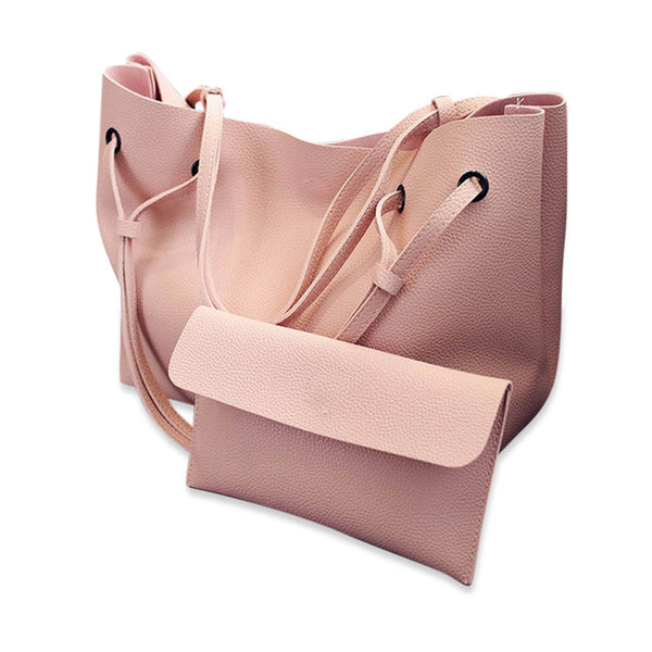 Fashion Women Lady Composite Shoulder Bag Handbag Large Capacity PU Leather Durable For Travel Bolsas Purse Shoulder Bag  MSJ99