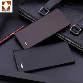 men's wallets microfiber leather long purse carteira masculina hombre billeteras thin porte 2019 male wallet of leather genuine