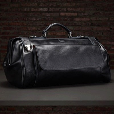 Men Vintage Crazy Horse Genuine Leather Travel Bag big Travel Duffel bag Cow Leather Carry On Luggage Weekend large shoulder Bag