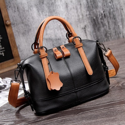 Natural cowhide women handbag genuine leather bags ladies big shoulder handbags fashion women messenger bags casual tote sac