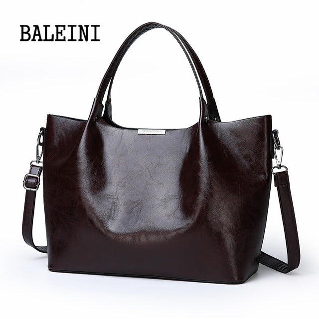 2019 Summer new style Women Bag Handbag Tote Over Shoulder Crossbody Leather Big Brand Black Brown Casual Designer Female Bolsas