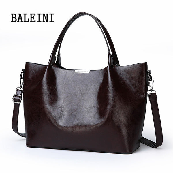 2019 Summer new style Women Bag Handbag Tote Over Shoulder Crossbody Leather Big Brand Black Brown Casual Designer Female Bolsas