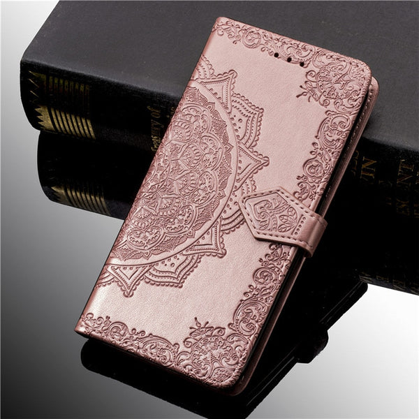 3D Flower Leather Case For Samsung Galaxy A50 A30 A40 A10 S10 S9 S8 S7 J2 Core J3 J5 J7 J1 2016 2017 A6 A7 J6 J4 Plus 2018 Cover