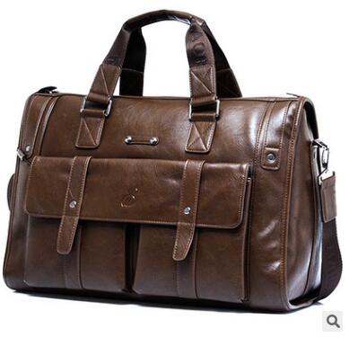 New Luxury Cow Genuine Leather Business Men's Briefcase Male Shoulder Bag Real Leather Men Messenger Bag Travel Computer Bag