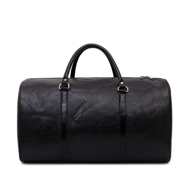 PU Leather Fitness Gym Bags Training Travel Bag Men Women Handbag Duffel Over the Shoulder Weekend Tote Tas Sa De Sport XA73D