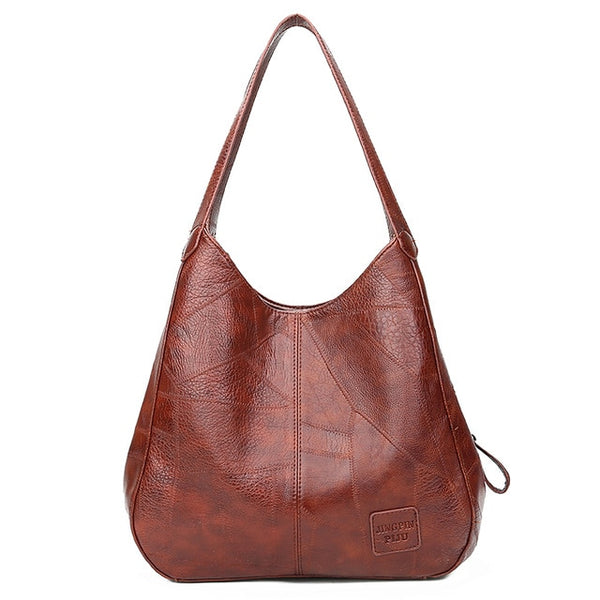 Vfemage Vintage Top-handle Bags Women Handbags Designer Female Shoulder Bags Leather Women Casual Totes 2019 Bolsos Feminina Sac